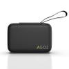 AGOZ Hard Carrying Case for Bushnell Phantom 2 Rangefinder Golf GPS, Protective Cover with Wrist Strap, Anti-Shock, Water Resistant Pouch for Golf GPS, Interior Mesh Half Pocket for Cable (Black) view 3