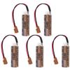 DCYNXC 5Pcs 3V CR8.LHC Battery for FUJI FDK CR8-LHC 17450 Battery Memory Backup Power Source Water Meter Battery with Connector view 1