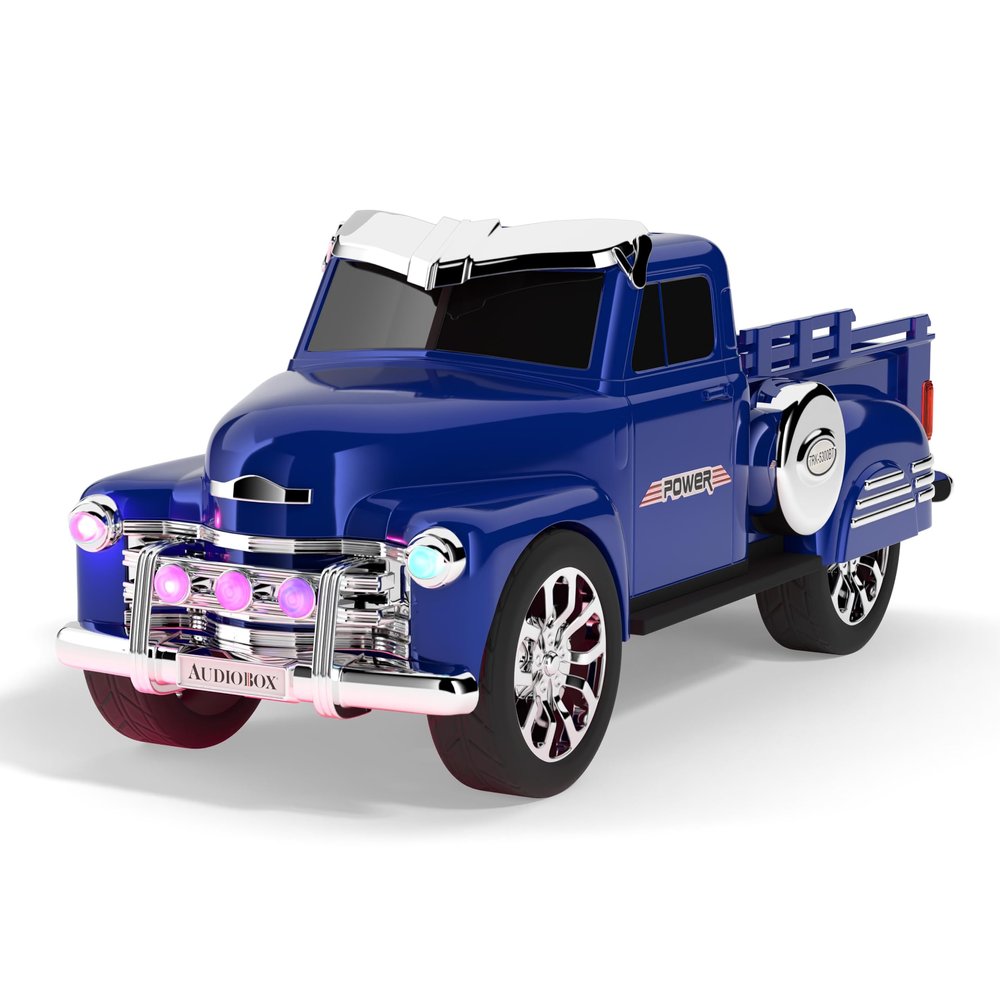 Audiobox Cars with Bluetooth Speaker (Blue Hot Rod)