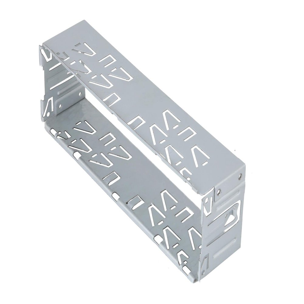 Universal Single DIN Stereo Radio Replacement Fitting Cage, Single DIN Sleeve, Installation Bracket