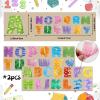 Alphabets Wall Decals ABC Letters for Kids Room Decor Baby Nursery Wall Decor Stickers view 4