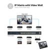 AV Access 4K HDMI Extender Over TCP/IP, AV Over IP Encoder with Video Wall up to 8X8, 395ft (120m), Plug & Play Without Configuration, Visual Control, Video Matrix, PoE, RS-232 view 2