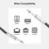 UMOKI 2PCS Professional 15 Feet 12 Gauge 1/4 Inch to 1/4 Inch Male Speaker Cables - 15ft 12AWG 6.35mm Stereo Audio Wires DJ Cables - 2 Pack view 3