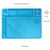 Microscope Kit 480x360mm Heat Insulation Working Mat with Ruler, Detachable Soldering Station for Motherboard Phone Computer Repairing Microscope Lens Adapters view 2