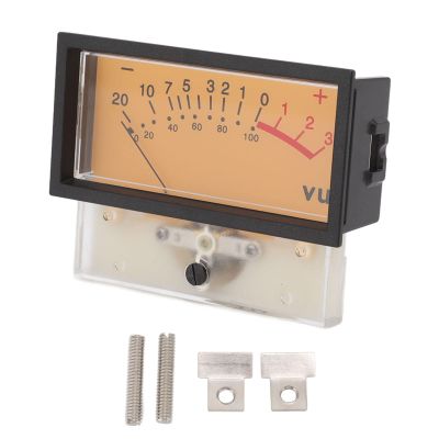 12V High Accuracy VU Meter Header DB Audio Level Header Power Amplifier Level Meter with Backlight (1000UA 50)