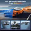 Kussla Dash Cam Front and Rear Inside, 1080P 3 Channel Dash Camera for Cars with 64GB Card, Super Night Vision Dashcam, Car Camera with Loop Recording, G-Sensor, WDR, 24H Parking Monitor view 3
