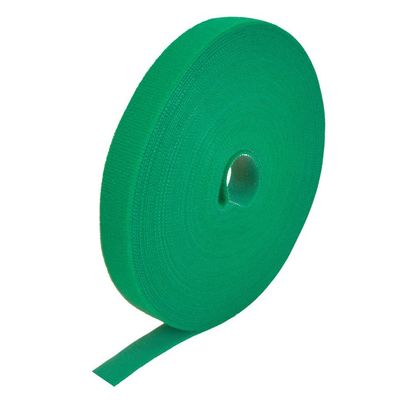DIGITMON 50Ft 0.8" Width Hook and Loop Fastening Strap Tape Cable Tie Roll (Green)