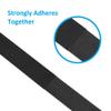 DIGITMON 50Ft 0.8" Width Hook and Loop Fastening Strap Tape Cable Tie Roll (Black) view 3