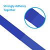 DIGITMON 50Ft 0.8" Width Hook and Loop Fastening Strap Tape Cable Tie Roll (Blue) view 2