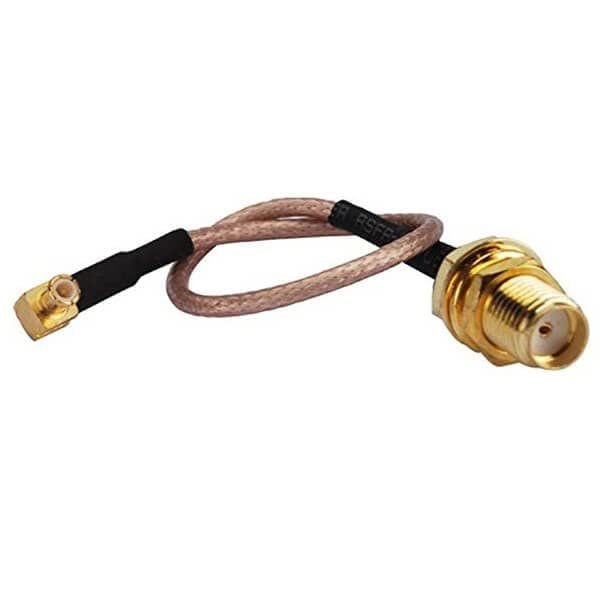 GXMRHWY SMA Antenna Cable Extension Assembly RG316 SMA Female to MCX Male Right Angle 15CM