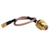 GXMRHWY SMA Antenna Cable Extension Assembly RG316 SMA Female to MCX Male Right Angle 15CM