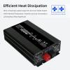 10000W Pure Sine Wave Power Inverter,DC 24V/48V to AC 220V Car Converter Power Inverter with LCD Display & AC outlets,for RV Truck Car,48Vto220V view 2