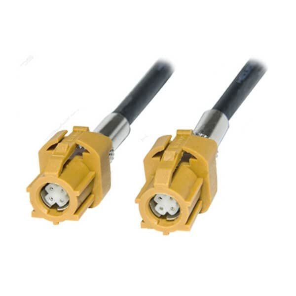 GXMRHWY LVDS Cables Assembly 1M with HSD 4Pin K Code Female to Female Connector