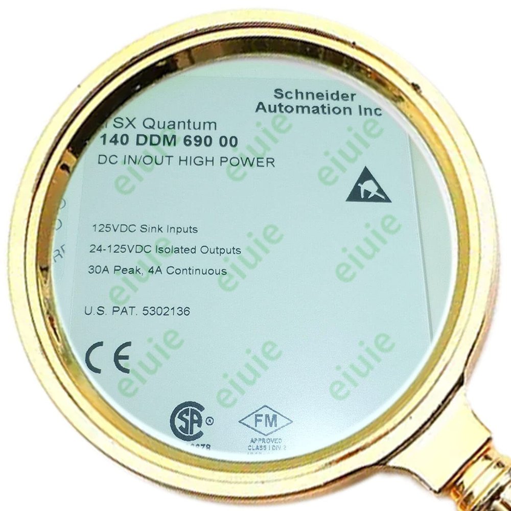 140DDM69000 Discrete I/O Module 4 I, 125 V DC, 4 O Solid State 140 DDM 690 00
