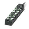 1197328, Sensor/Actuator Box, 10 M8 sockets, 3pos, SACB-10/3-L-10,0PUR-M8 HD view 1