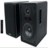 Rockville ELITE-5B Bundle: 5.25 in Powered Bookshelf Speakers with Bluetooth and Optical Input, 200-Watt RMS 800-Watt Peak, SS28D 28 in Speaker Stands Dark Wood Grain, 2 Items view 2