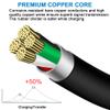 BestCH USB Cable PC Cord Lead for WD My Passport Essential 500 GB P/N: WD5000MES-00 5109A 5309A External Hard Drive HDD HD view 3