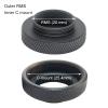 Microscope Kit 1 Piece CS C-RMS/RMS-C Adapter Ring C to RMS Mounting Thread Ring Adapter All Metal RMS to C-mount for USB Camera Objective Lens Microscope Lens Adapters ( Color : Outer RMS Inner C ) view 2
