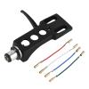 DAUERHAFT Universal Replacement for LP Turntables - Phono Headshell Mount with Wires - Compatible with Most Vinyl Record Players and Stereo Systems view 3