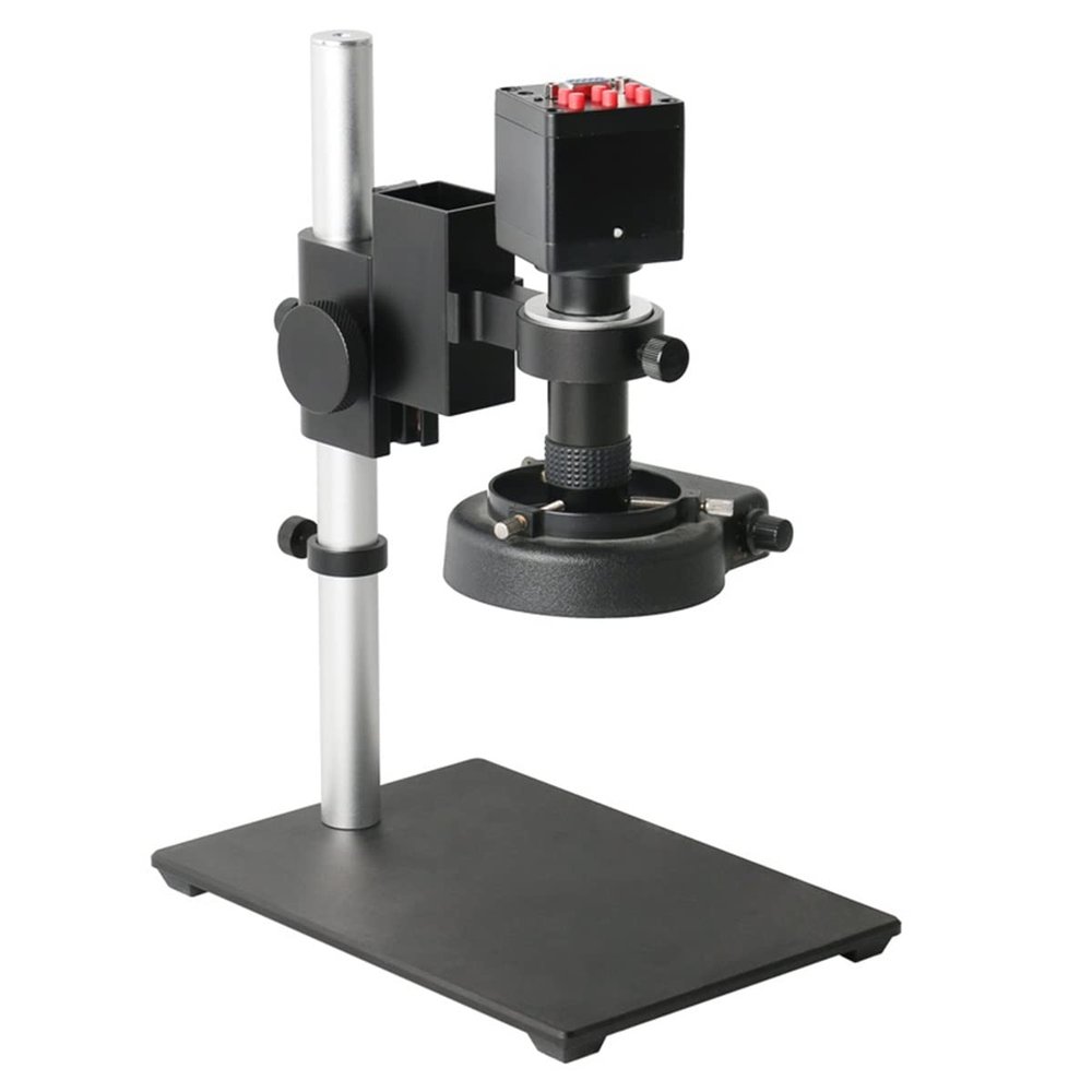 Microscope Kit 13MP 1080P 60F/S Industrial Video Microscope Camera 130X C Mount Lens 56 LED Microscope Lens Adapters (Color : A)
