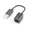 Cubilux USB A SPDIF Input Adapter for PC [Stereo Recording ONLY, NOT for Playing Audio] USB Optical Line-in Dongle, Toslink to USB Receiver, USB A SDPIF RX Interface Suitable for Laptop Computer view 1