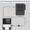 Cubilux USB A SPDIF Input Adapter for PC [Stereo Recording ONLY, NOT for Playing Audio] USB Optical Line-in Dongle, Toslink to USB Receiver, USB A SDPIF RX Interface Suitable for Laptop Computer view 3