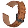 AK Leather Band for Amazfit GTR 4 GTR 3 Pro GTR 3 GTR 2e GTR 2 Amazfit GTR 47mm, 22mm QuickRelease Adjustable Strap with Metal Buckle for Women Men, Soft Replacement Wristband for Amazfit GTR view 2