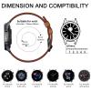 AK Leather Band for Amazfit GTR 4 GTR 3 Pro GTR 3 GTR 2e GTR 2 Amazfit GTR 47mm, 22mm QuickRelease Adjustable Strap with Metal Buckle for Women Men, Soft Replacement Wristband for Amazfit GTR view 4