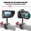 Super Clamp with 1/4&3/8 Standard Stud for Photo Video Studio, Photography Camera Crab Clamp for Cameras, Lighting,DSLR Camera Rig, LED Lights, Flash Light, LCD Field Monitor,Mic view 3