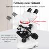 Compound Microscopes,LED Binocular Compound Microscope,Professional Compound Microscope with Wide-Field 10X 35X Eyepieces,Microscope Slides,Phone Adapters,Cleaning Paper,10000X view 3