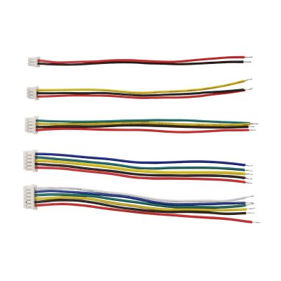 ZXMJYHK Wire Connector Adapter 10Pcs Micro JST 1.25 mm Pitch 2 Pin 3 Pin 4 Pin 5 Pin 6 Pin Female Single Plug Connector with Wire Cable 10CM 15CM 20CM 30CM (Color : 5 Pin, Size : 10 CM)
