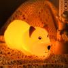 Ddewing Corgi Night Light for Kids, Cute Silicone Puppy Kids Night Light for Bedroom with Pat Control Timing Function Brightness Adjustable, Rechargeable LED Cartoon Small Table Lamp Gifts for Kids view 3