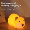 Ddewing Corgi Night Light for Kids, Cute Silicone Puppy Kids Night Light for Bedroom with Pat Control Timing Function Brightness Adjustable, Rechargeable LED Cartoon Small Table Lamp Gifts for Kids view 4