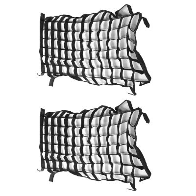 2Pcs/Set Softbox Cellular Grid,Honeycomb Design Softbox Grid Mesh,Control The Overlap of Light Softbox Cellular Mesh,for 50X70cm 4 Corner Soft Light Box