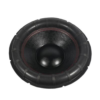 QHHVAIT Powerful Audio Speaker Woofer Paper Cone 8/10/12/15 Inch Big Surround with Dust Cap Repairing Kits Easy to Install Black