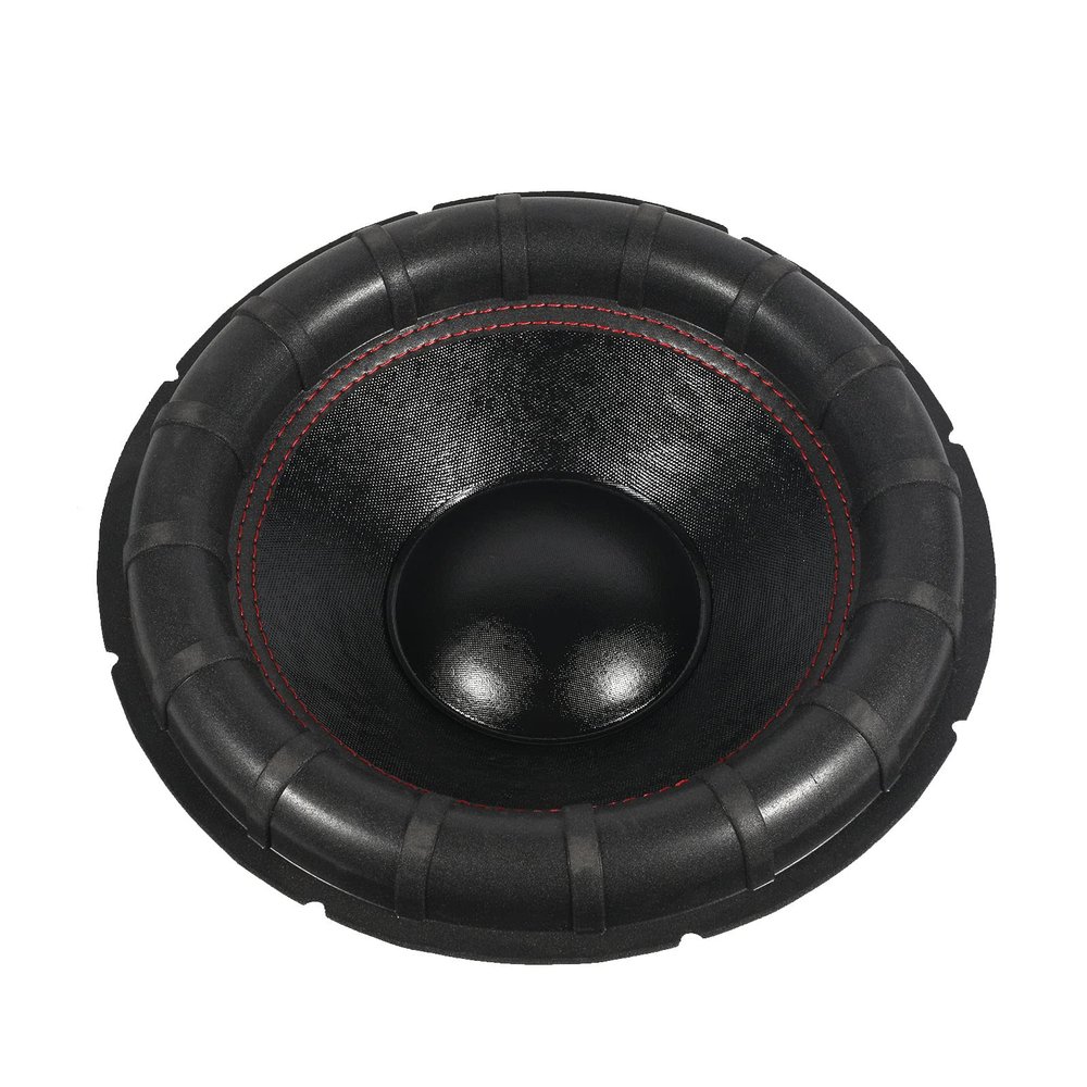 QHHVAIT Powerful Audio Speaker Woofer Paper Cone 8/10/12/15 Inch Big Surround with Dust Cap Repairing Kits Easy to Install Black