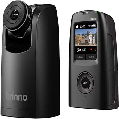 Brinno Time Lapse Camera TLC300, 2023 Timelapse Camera Outdoor Construction & Indoor Use, Professional HDR FHD1080P with LCD Screen, Extended Battery Life