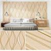 20 pcs 3D Wall Panels Peel and Stick, Thick Anti-Collision 3D Stereo Design Wallpaper Stick and Peel Self Adhesive Waterproof Foam Faux Brick Paneling for Bedroom, Bathroom, K(Size:20pcs,Color:yellow) view 4