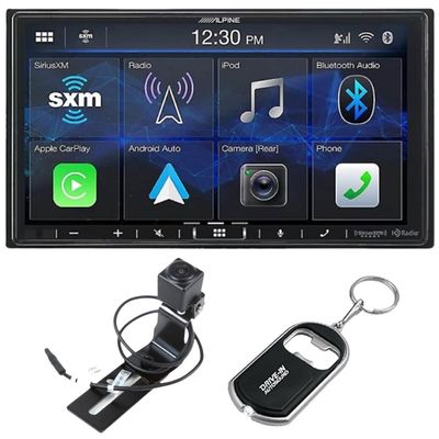 Alpine ILX-407 7" Digital Multimedia Receiver (Does Not Play Discs) and HCE-RCAM-WRA Spare Tire Backup Camera