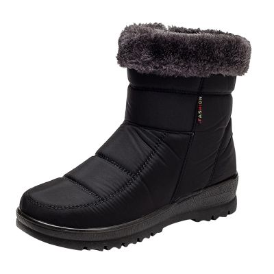 ZBYY Snow Boots for Women,Winter Fur Lined Warm Ankle Boots Slip On Waterproof Outdoor Booties Comfortable Shoes for Women
