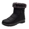ZBYY Snow Boots for Women,Winter Fur Lined Warm Ankle Boots Slip On Waterproof Outdoor Booties Comfortable Shoes for Women view 1