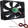 5 Volts DC 120mm x 25mm BRUSHLESS Dual Ball Bearing Cooling Fan with 27" Wire Lead, Open Fork connectors view 1