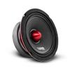 DS18 PRO-X6.4BM Loudspeaker 6.5" Midrange Red Aluminum Bullet 500W Max 250W RMS 4 Ohms - Speaker Wire 16GA 100 FT Included - Car Audio Door Speakers for Car or Truck Stereo Sound System - 2 Speakers view 2
