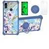 Case for Zte Blade A3 Prime Case Compatible with Zte Blade A3y , Gabb Z2 Phone Case Cover [with Tempered Glass Screen Protector][Hard PC + Soft Silicone][Ring Support] [Gold Glitter+Luminous] JSL-SZH view 1