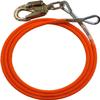 Steel Core Flip Line for Tree Climbing, 5/8 in x 15 ft - USA Made, Steel Swivel, Arborist Equipment for Climbing with Spikes & Gaffs view 1