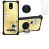 jioeuinly Umx U696cl Case Compatible with Umimax U696cl Phone Case Cover [with Tempered Glass Screen Protector][Hard PC + Soft Silicone][Ring Support] [Golden Reflect Light] DJH-YHY view 1