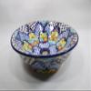 16" ROUND TALAVERA SINK ceramic bathroom vessel sink, mexican handmade folk art view 1