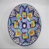 16" ROUND TALAVERA SINK ceramic bathroom vessel sink, mexican handmade folk art view 2