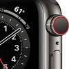 Apple Watch Series 6 (GPS + Cellular, 40mm) Titanium Case with Black Sport Band (Renewed) view 4