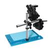 Microscope Kit 3.5X-90X Simul-Focal Trinocular Stereo Microscope Phone PCB Soldering Repair Biological Lab Industrial Microscope Set Microscope Lens Adapters (Color : VGA CTV 0.5X len, Size : Blue p view 2